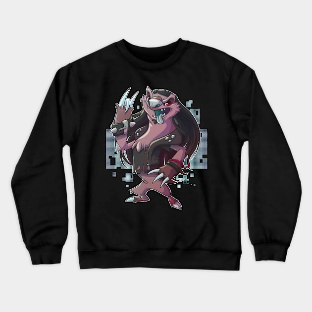 MetalSloth Crewneck Sweatshirt by AlHaddadsKitchen